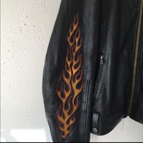 Harley-Davidson Ride Free Vintage Leather Motorcycle Jacket - Picture 2 of 13